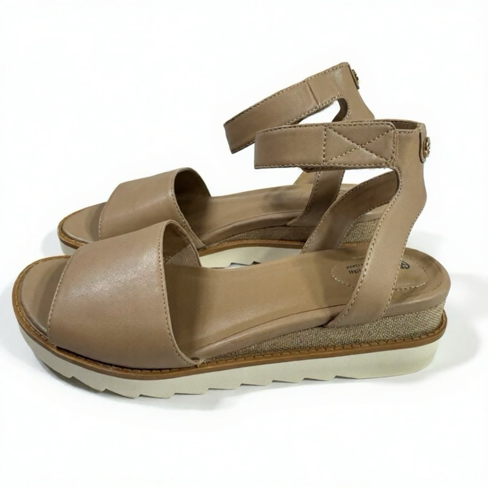 Giana Bernini Women's Constancia Ankle Strap Wedge Sandals
